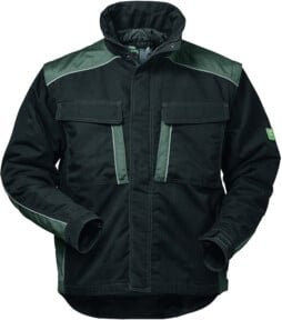ELYSEE Canvas Outdoorjacke 2 in 1 Basel Gr. M schwarz/grau - Bild 1