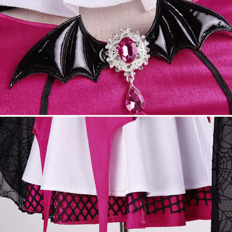 Hasbro Monster High Draculaura Korsettkleid Kostüm oder Perücke, Fantasy - Bild 4