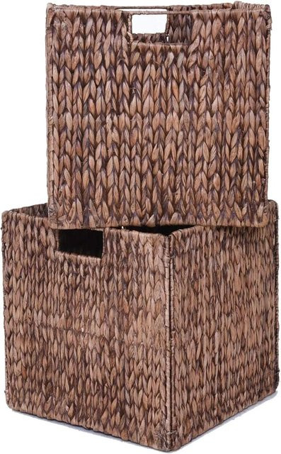 Vivanno Regalkorb New Asia Drahtrahmen Braun B/T/H: 32 x 32 x 32 cm - Bild 1