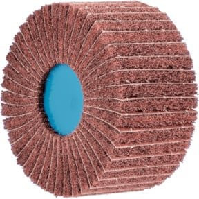 PFERD TOOLS POLINOX Vlies-Schleifrad PNZ für Feinschliff und Finish, Durchmesser: 100 mm, Breite: 50 mm, Gewinde M14, Körnung A180 - Bild 1