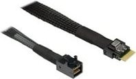 Inter-Tech Kabel SFF-8654-4i auf SFF-8643 in Schwarz - Bild 1