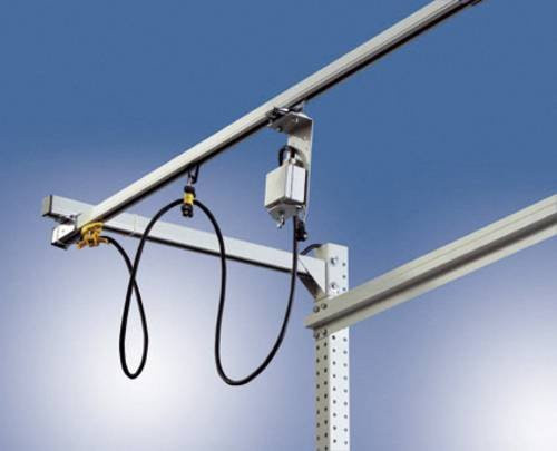 Manuflex ZB3410 Gerätebrücke für UNIVERSAL und PROFI in Silber, B/T/H: 83,8 x 35,2 x 1,9 cm, passend für Tischbreite 1000 mm - Bild 1