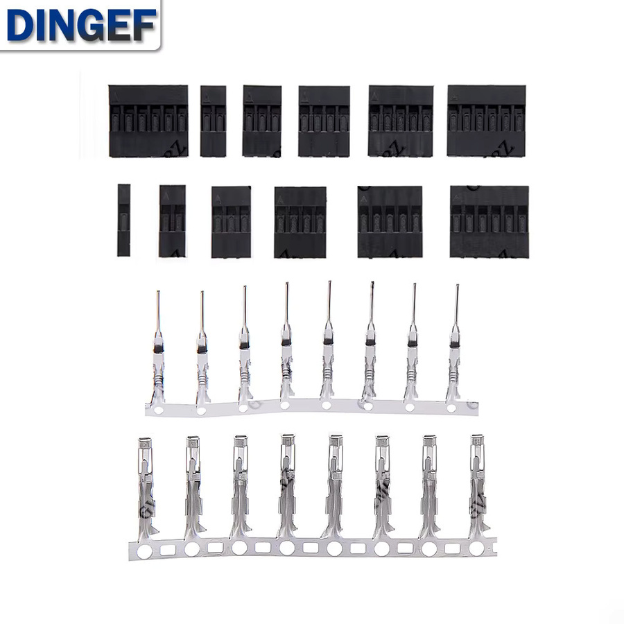DuPont Header Connector Kit 620 Teile, 2,54mm Männlich und Weiblich Pin für Elektronik DIY, Schwarz - Bild 3
