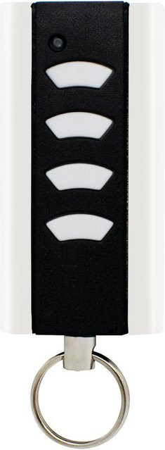 Normstahl Crawford EA433 Garagentor-Fernbedienung mit Rolling Code, 433,92 MHz, Schwarz - Bild 1
