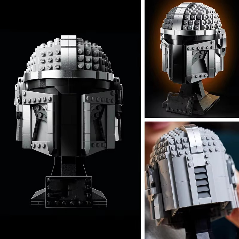 Potdemiel Star Wars Mandalorian Helm, Bausteine Modell, 584 Teile, ab 14 Jahre - Bild 5
