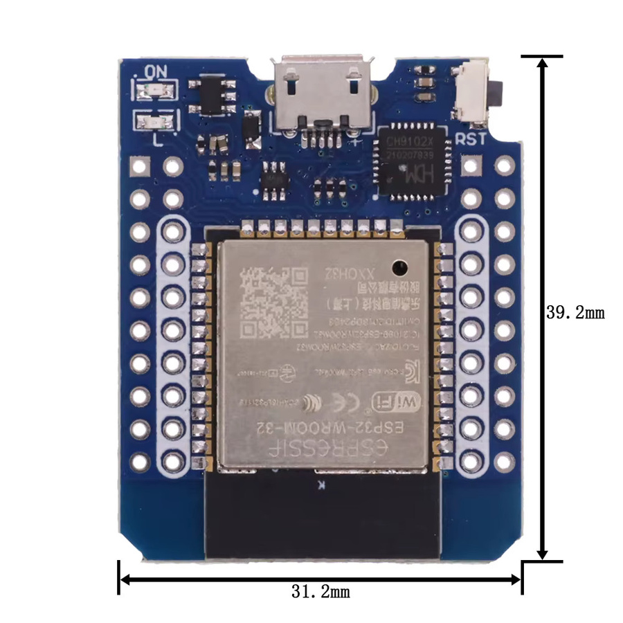 Wemos Mini D1 ESP8266 und ESP32 Entwicklung Board Modul mit WiFi und Bluetooth für Arduino inklusive Pins - Bild 3