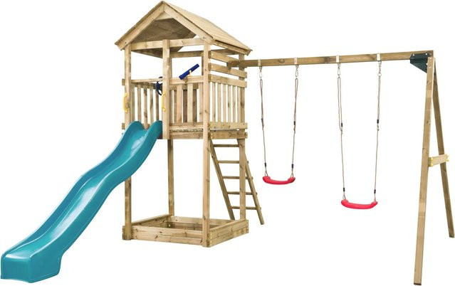 SwingKing Spielturm Daan Türkisch B/T/H: 400 x 320 x 420 cm - Bild 1