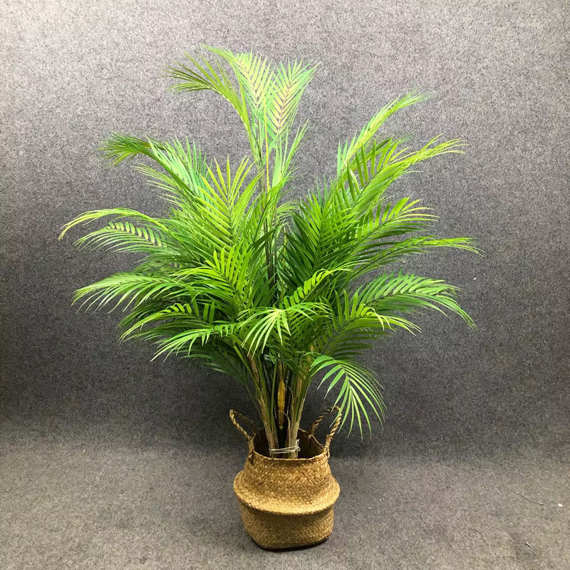 Künstliche Palme Kmitang in Grün, tropische Monstera-Pflanze aus Kunststoff für Haus und Garten, Höhe: 125 cm - Bild 4