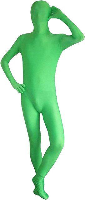 Green Screen Suit Chroma Key Bodysuit für Fotografie und Video mit unsichtbarem Effekt in Grün - Bild 1
