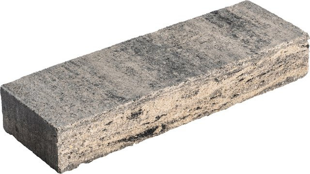 DIEPHAUS Mauer Marbella-Maxi Normalstein in Weiß-Schwarz, B/T/H: 60 x 20 x 10 cm - Bild 1