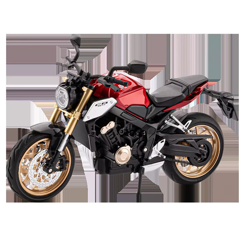KaKBeir CB650 Motorrad Modell, 1:12, Metall, Grau - Bild 5