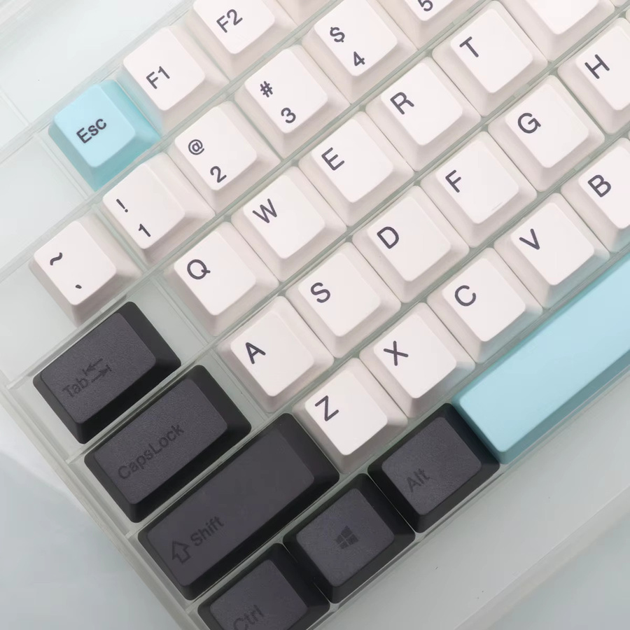BGKYPRO DayBreak Tastenkappen im Cherry Profile aus PBT mit Dye-Sub-Verfahren für mechanische Gaming-Tastaturen, 108 Tasten, Multicolour - Bild 2