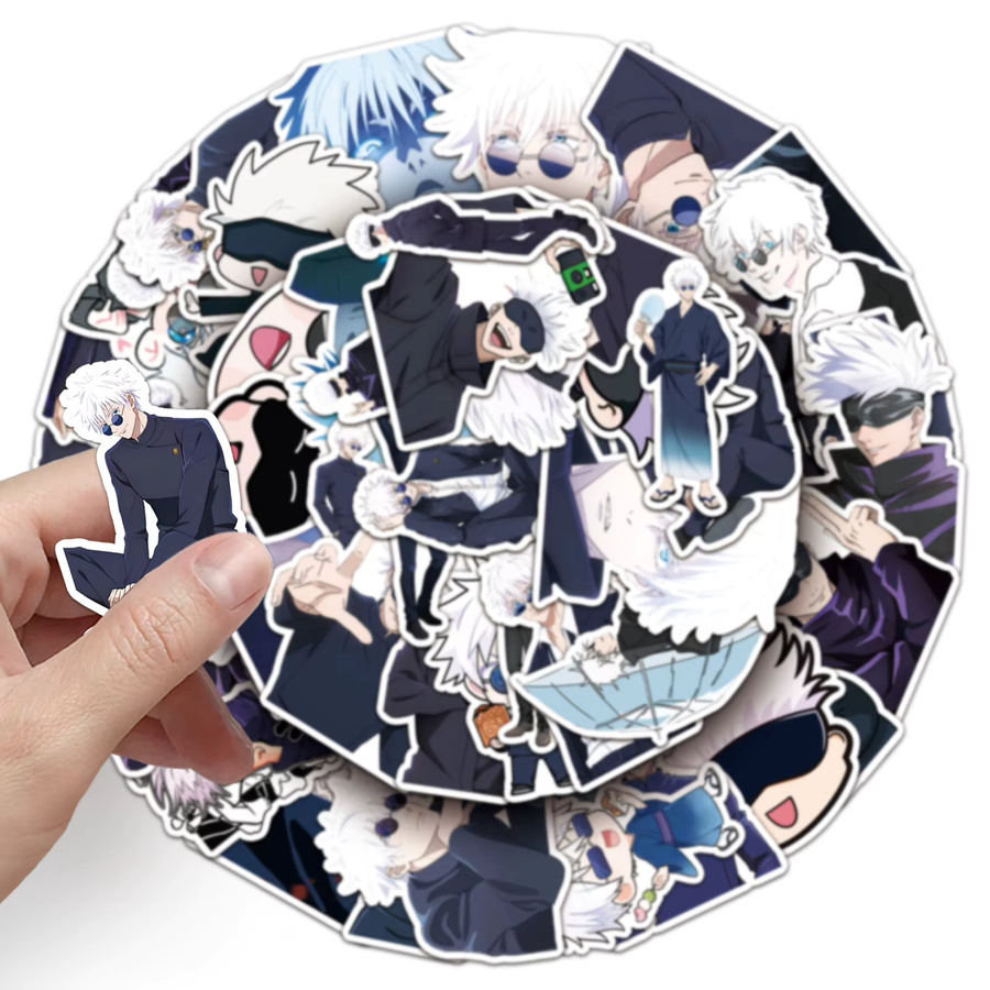 Bandai Jujutsu Kaisen Gojo Satoru Aufkleber-Set, 50 Stück, Bunt / Mehrfarbig - Bild 2