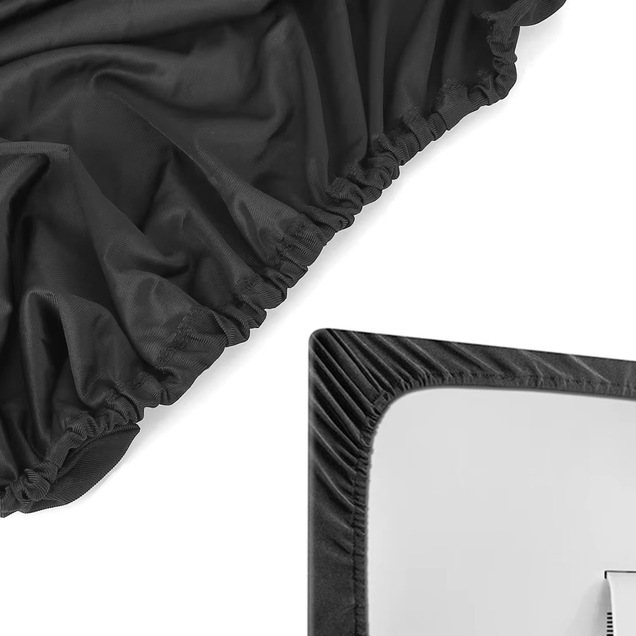 Staubdichte Computer-Staubschutzhülle für 27-Zoll-Monitore und Apple iMac, MacBook Pro sowie MacBook Air in Grau aus flexiblem Polyester - Bild 3