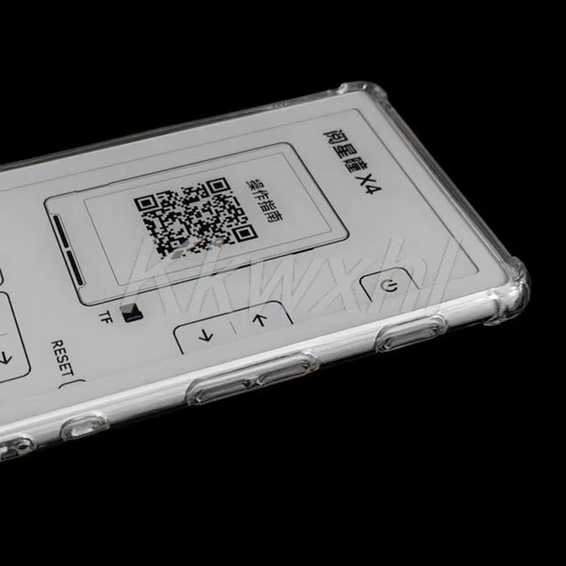 Xteink X4 E-Book Schutzhülle aus transparentem Soft TPU mit Drop Resistance für 4,3 Zoll Display - Bild 6