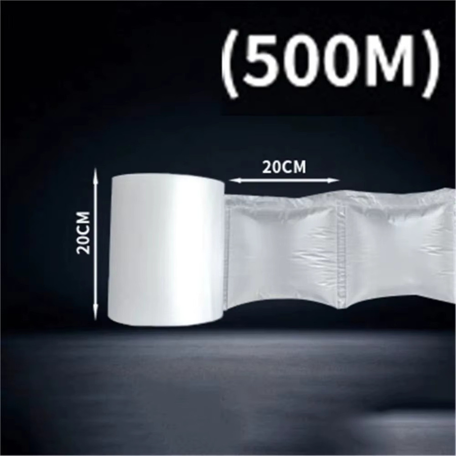 500 m Puffer-Luftkissenmaschine mit transparenten aufblasbaren Airbag-Paketen und stoßfester Folie, B/T: 20 x 10 cm und 20 x 20 cm - Bild 3
