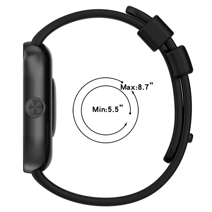 Xiaomi Uhrenarmband Silikon, Schwarz, Unisex - Bild 2