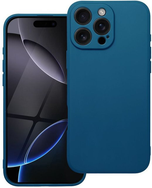 Apple iPhone 16 Pro Hülle OEM Matt Blau - Bild 1