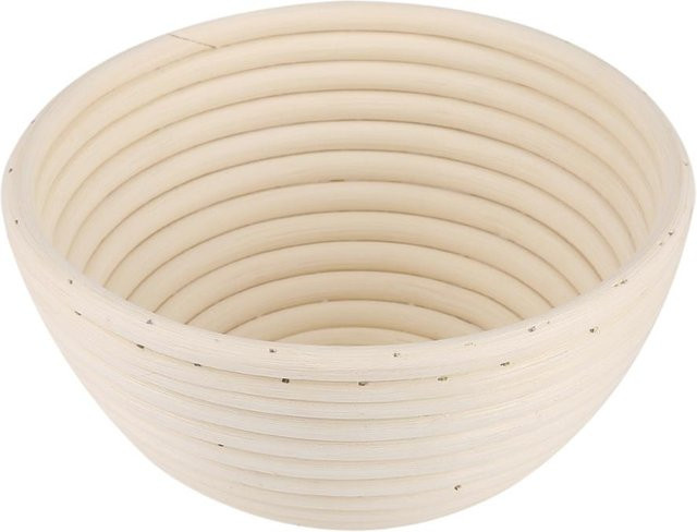 CosyHome Gärkorb aus Rattan für Brotteig in Beige, Rund, Durchmesser: 18 cm, Höhe: 9 cm - Bild 1