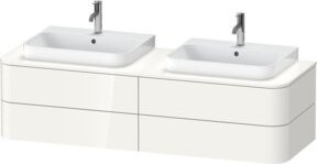 Duravit Waschtischunterschrank Happy D.2 Plus in Weiß Hochglanz, B/T: 160 x 55 cm - Bild 1