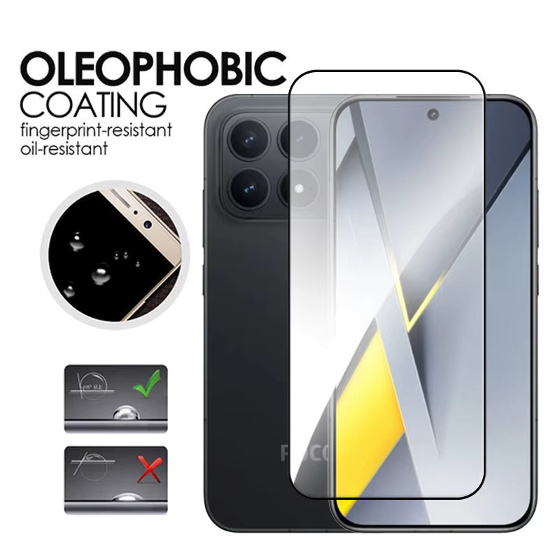 6in1 Schutzset für Xiaomi Poco F8 Pro und Poco F8 Ultra mit gehärtetem Glas Screen Protector und Objektivschutz, transparent - Bild 3