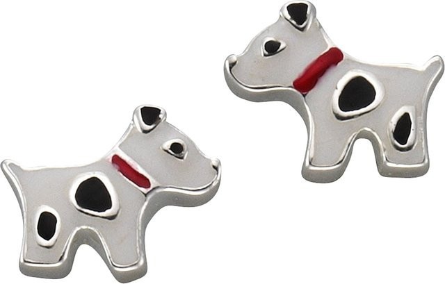 Zeeme Ohrringe 925 Silber, Motiv Hund, Kinder - Bild 1