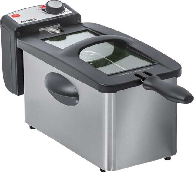 Steba DF 180 Edelstahl-Fritteuse mit Kaltzonenprinzip und 2000W Leistung in Silber - Bild 1
