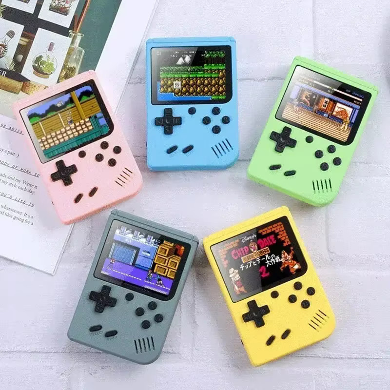 DUTRIEUX Retro Handheld Videospielkonsole in Grün mit 3,0 Zoll LCD-Farbdisplay und 400 integrierten 8-Bit Spielen - Bild 5