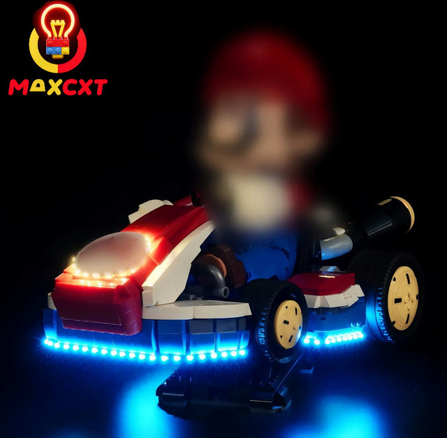 MAXCXT LED-Lichtset für LEGO 72037 Mario Kart Mario & Standard Kart, dekorative Multicolor Lampe ohne Bausteine - Bild 1