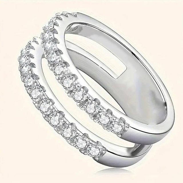 Huitan Damenring, Silber, Zirkonia - Bild 1