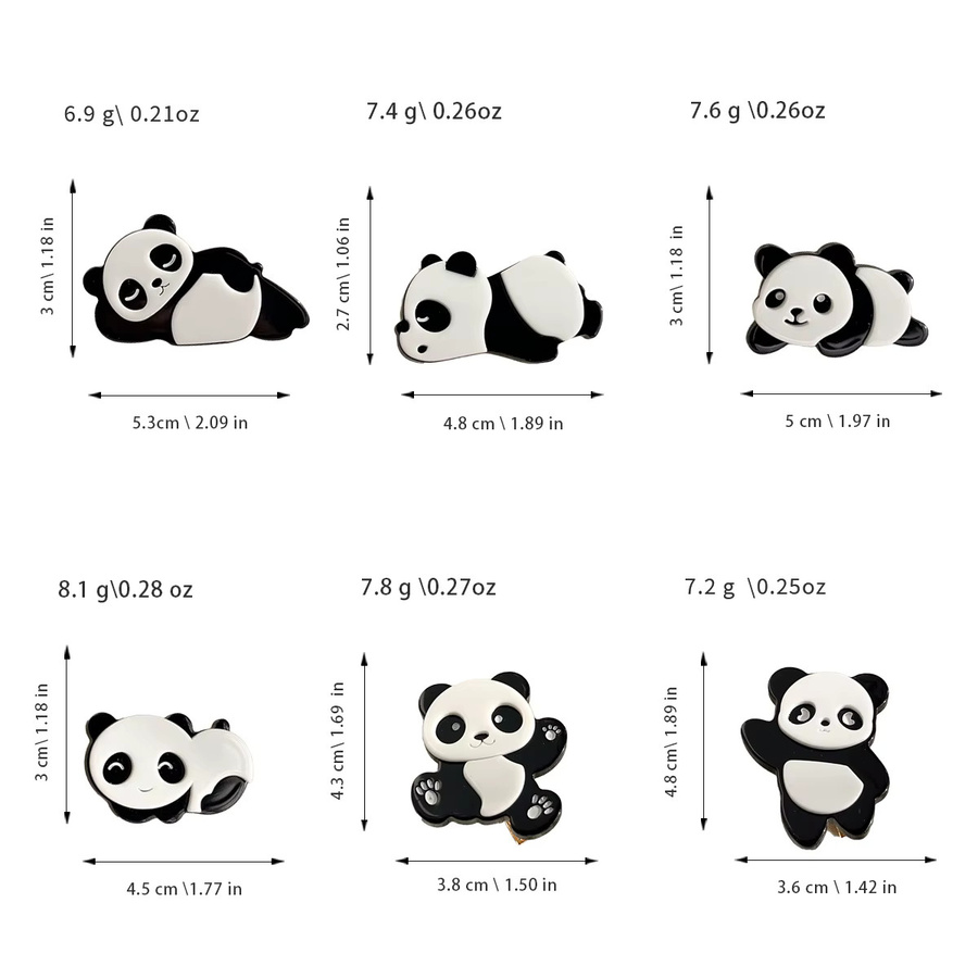 MEPHINA Haarspange Panda, Damen - Bild 4