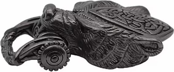 Binchi Outdoor Product Armbandzubehör, Bärenkopf Schnalle, Messing - Bild 1