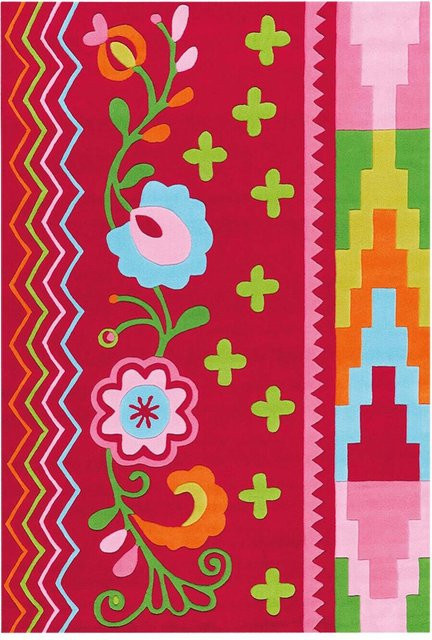 Arte Espina Kurzflorteppich Sam 4144 Rosa Flowers B/L: 170 x 240 cm - Bild 1