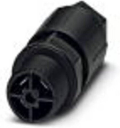 Phoenix Contact Rundsteckverbinder QPD Serie, 2 + PE, Schwarz - Bild 1