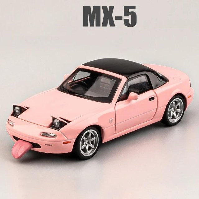 Linyi toy car Mx-5 Rx-7 Automodell, 1:32, Metall, mit Ton und Licht, ab 14 Jahren - Bild 1