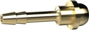 Riegler Schlauchtülle Kugelnippel für Schlauch LW 4 aus Messing in Gold MS2361404 - Bild 1