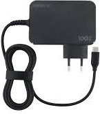 Mobilis Energia Charger 100W USB-C GaN Netzteil für Laptop und Tablet mit 1,8m Kabel in Schwarz - Bild 1