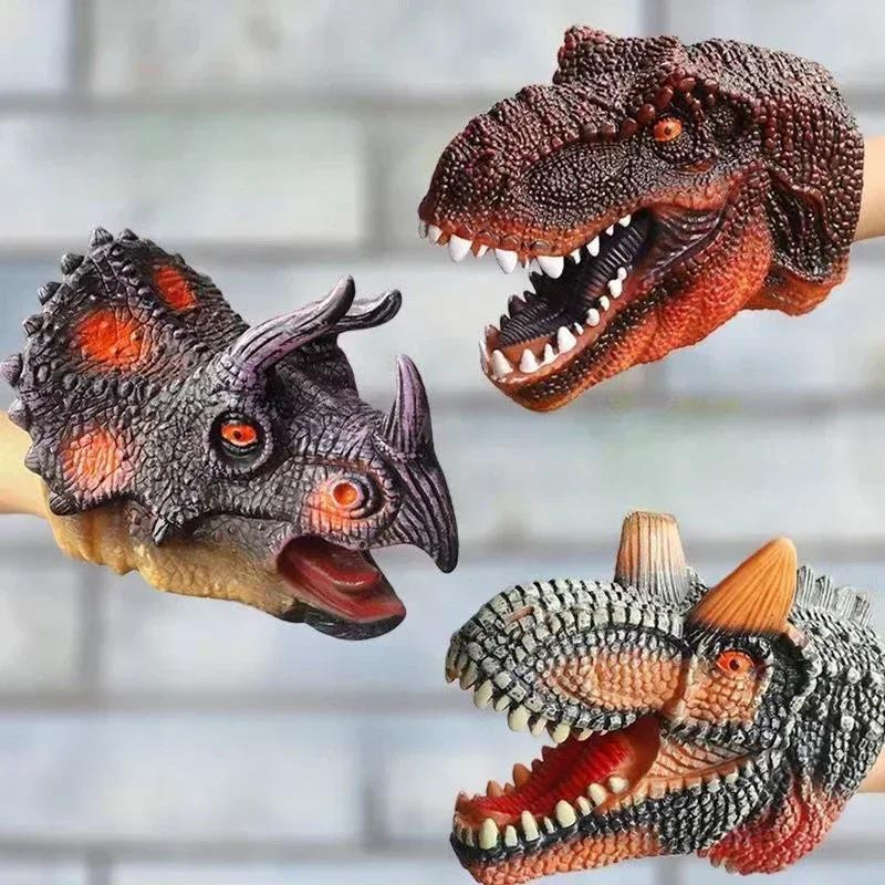 Yiran bag Handpuppen Dinosaurierkopf T-Rex Actionfiguren ab 3 Jahren - Bild 3