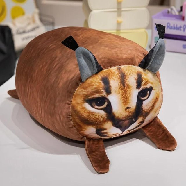 Kidsly Hässliche braune Katze, Plüschtier, 35cm, braun, ab 14 Jahren - Bild 1