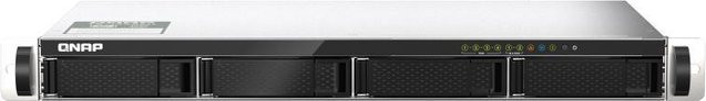 QNAP TS-435XEU-4G NAS-Server mit 4 Schächten, 4 GB RAM, SATA 6Gb/s und iSCSI Support in Schwarz/Grau - Bild 1