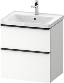 Duravit Waschtischunterschrank D-Neo in Weiß Matt, B/T/H: 58,4 x 45,2 x 62,5 cm - Bild 1