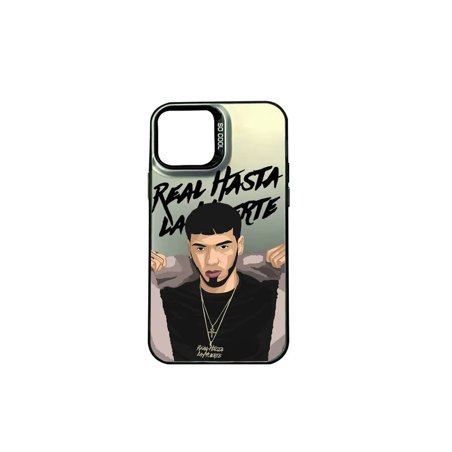 Handyhülle im Rapper A-Anuel AA Design für Apple iPhone 11 12 13 14 15 16 Pro Max Plus, Multicolor, Protect Plating Schutzhülle - Bild 4
