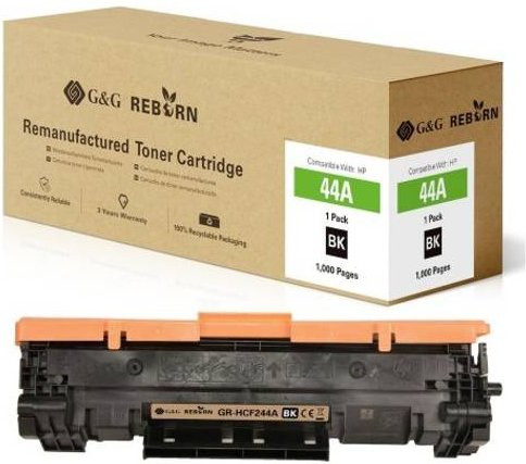 G&G Toner Cartridge Schwarz kompatibel mit HP 44A, Remanufactured, 1000 Seiten Kapazität - Bild 1