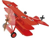 COBI Konstruktionsspielzeug Fokker Dr.1 Red Baron Flugzeugmodell in Rot - Bild 1