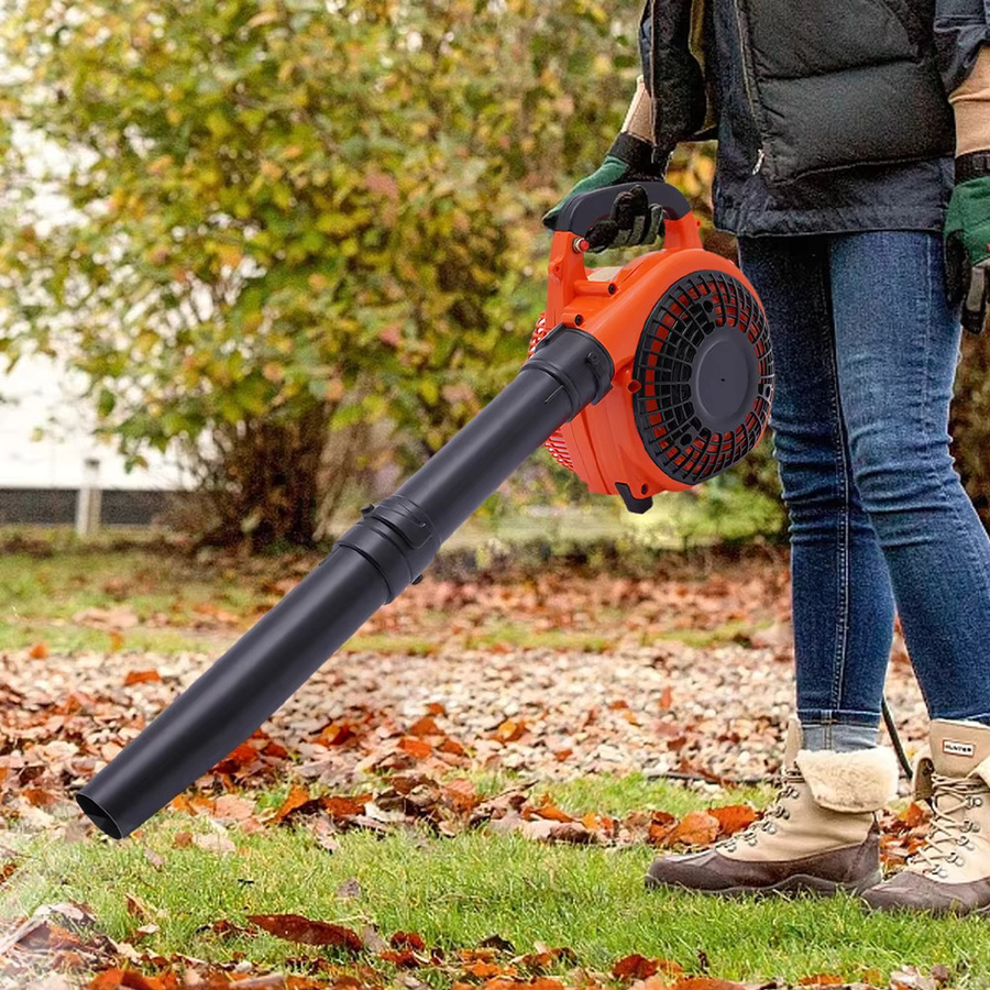 LONENESSL Gasbetriebener Laubbläser mit 2-Takt-Motor, 25,4 ccm, Orange - Bild 4