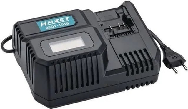 Hazet Schnellladegerät 9501-1018 für Li-Ion Akkus in Schwarz - Bild 1