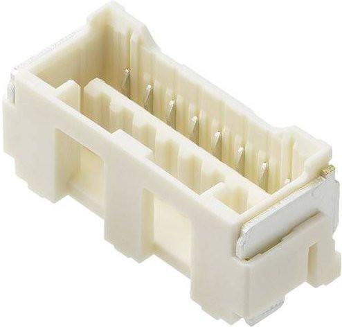 Molex Einbau-Stiftleiste Standard 9-polig in Weiß oder Beige mit 1,50 mm Rastermaß - Bild 1