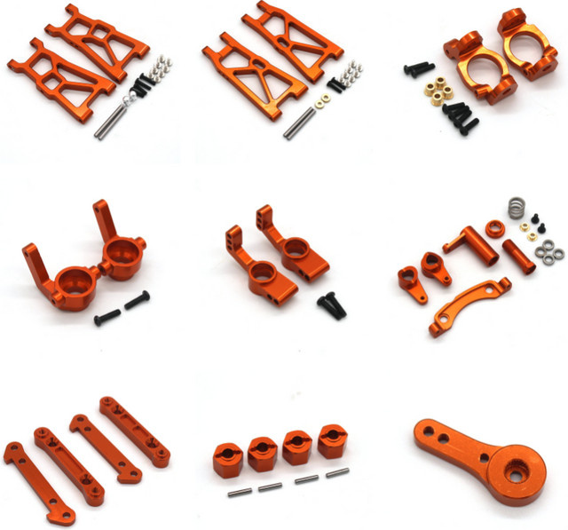 ZD Racing DBX-10 RC 1/10 Ferngesteuertes Auto, Metallische Zubehörteile, Orange - Bild 1