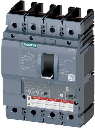 Siemens 3VA6110-0HL41-0AA0 Leistungsschalter in Grau, B/H/T: 14,0 x 19,8 x 8,6 cm - Bild 1