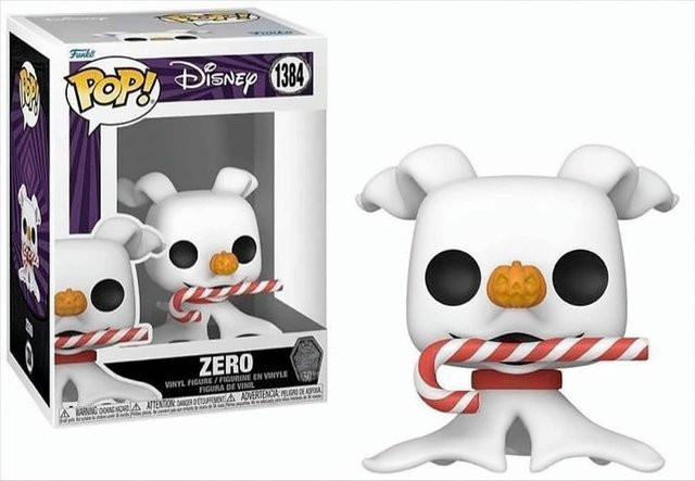Funko Disney TNBC 30th. A. Zero with Candy Cane, Einzelfigur - Bild 1